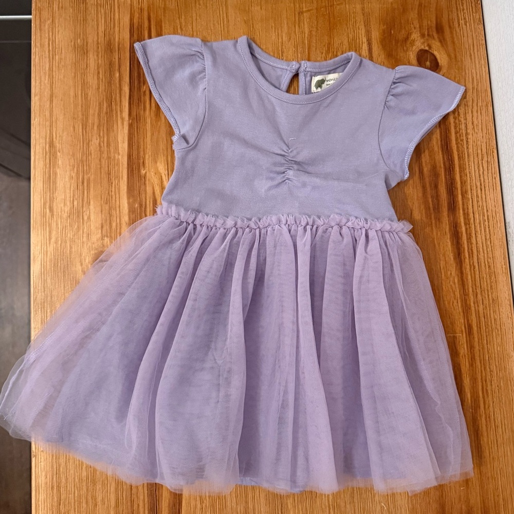 Lavender tulle dress